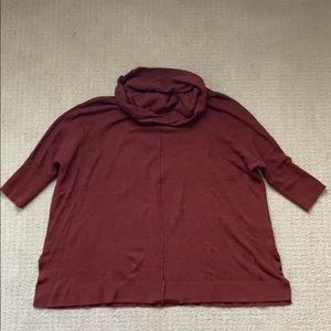 Anthropologie Field flower poncho.  Sz XS.  Rust